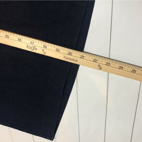 Talbots Dark Wash Denim Jean Long Modest Pencil Skirt Women’s Size 4 Petite - Picture 4 of 5